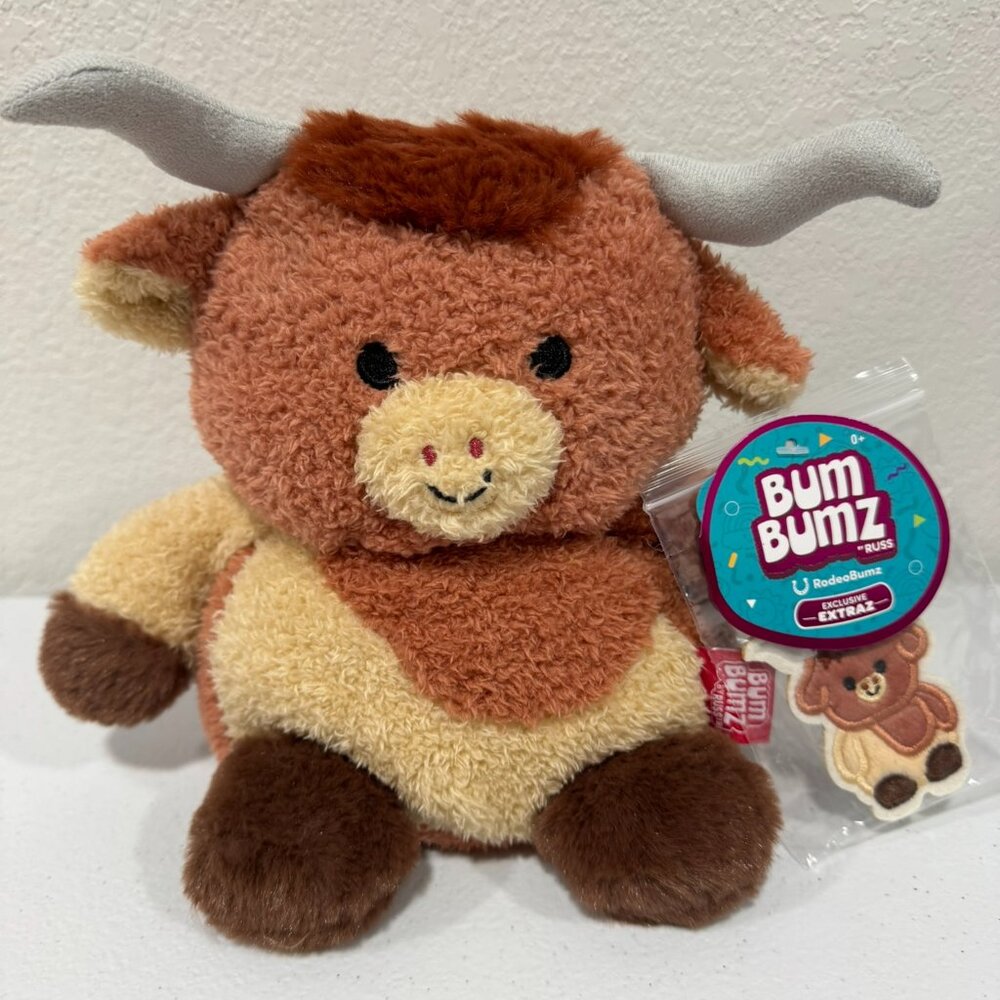 BumBumz Plush Lexie the Longhorn 7.5" Stuffed Plush from Rodeo Squad